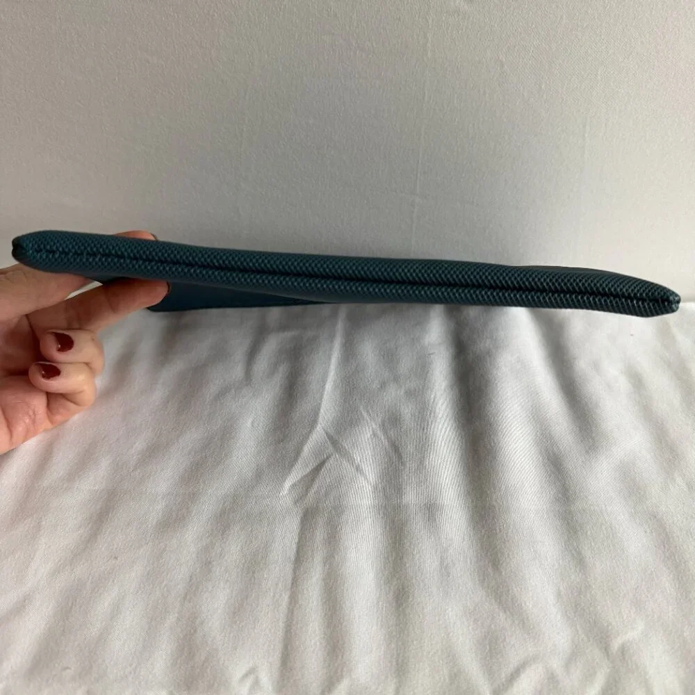 LACOSTE x Turkish Airlines Teal Mini Travel Amenity Kit Empty
